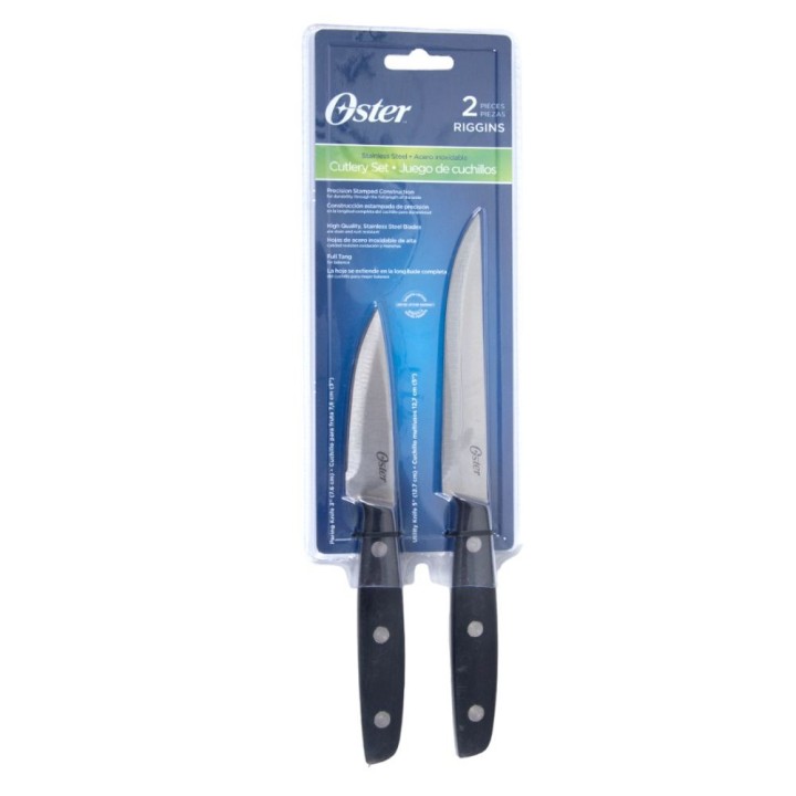 OSTER JUEGO 2 CUCHILLOS ACERO 101383.02