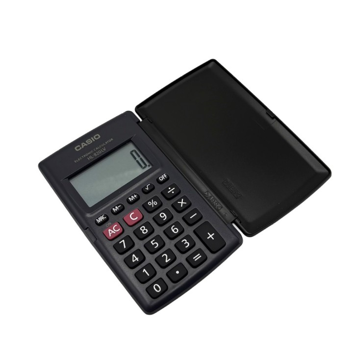 CALCULADORA CASIO BOLSILLO. HL-820LV  BK