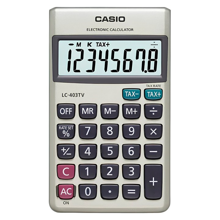 CALCULADORA CASIO BOLSILLO. LC-403TV