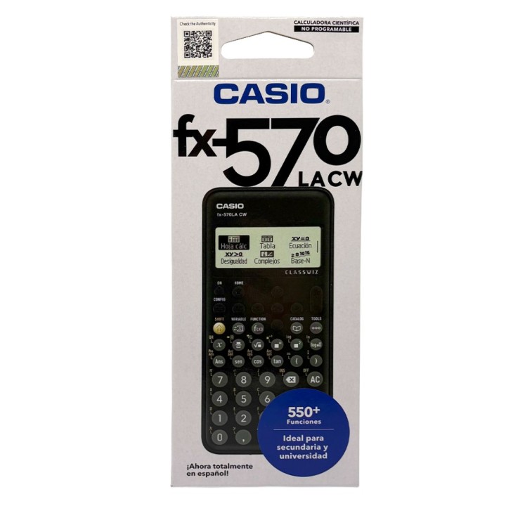 CALCULADORA CASIO CIENTIFICA FX-570LA CW