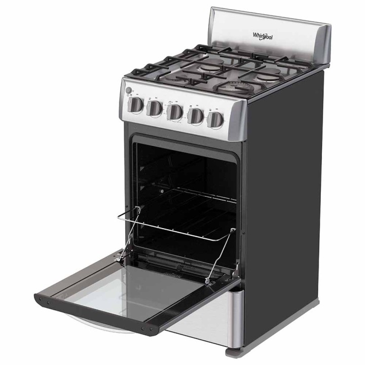 WHIRLPOOL COCINA GAS 20" ACERO LWWR5000S