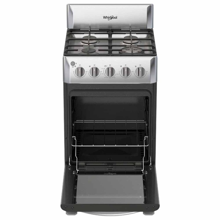 WHIRLPOOL COCINA GAS 20" ACERO LWWR5000S