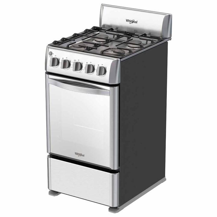 WHIRLPOOL COCINA GAS 20" ACERO LWWR5000S
