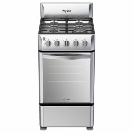 WHIRLPOOL COCINA GAS 20" ACERO LWWR5000S