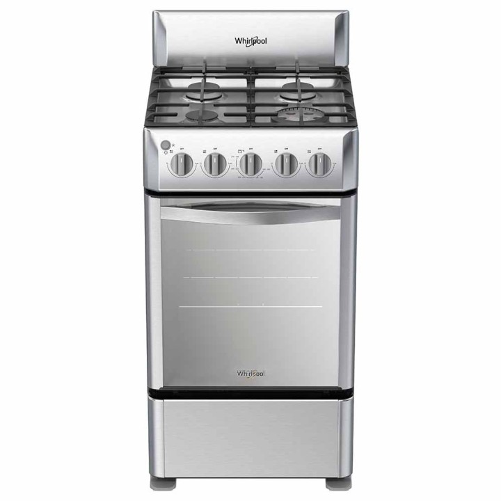 WHIRLPOOL COCINA GAS 20" ACERO LWWR5000S