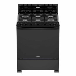 WHIRLPOOL COCINA GAS 30" NEGRA LWFR3400B