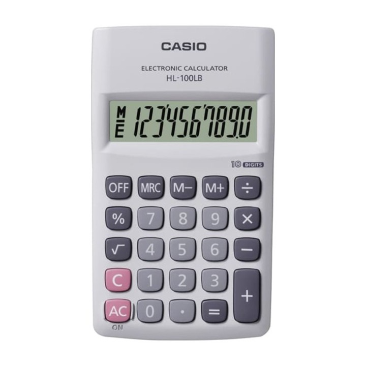 CALCULADORA CASIO BOLSILLO. HL-100LB