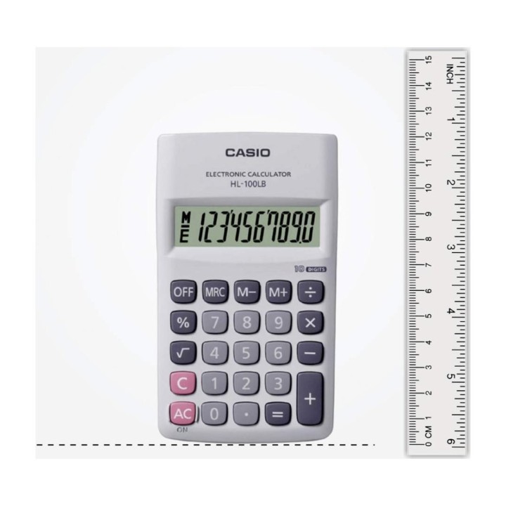 CALCULADORA CASIO BOLSILLO. HL-100LB