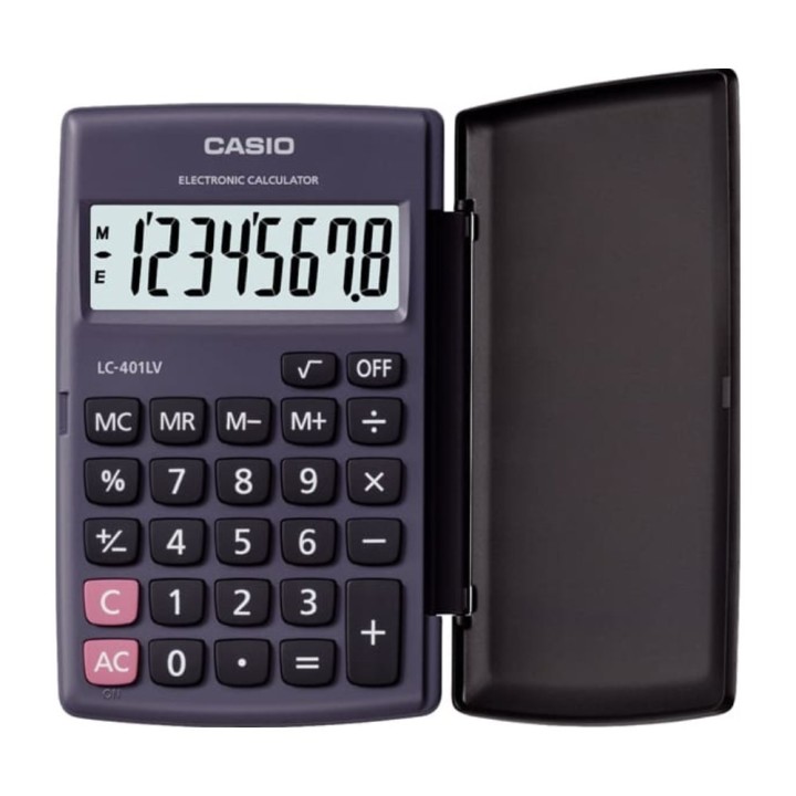 CALCULADORA CASIO BOLSILLO. LC-401LV BK