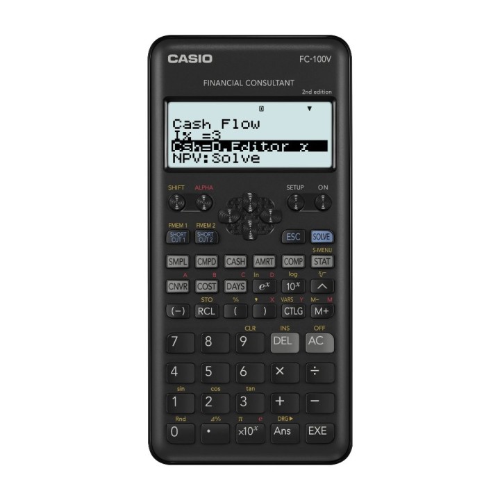 CALCULADORA CASIO FINANCIERA. FC-100V-2