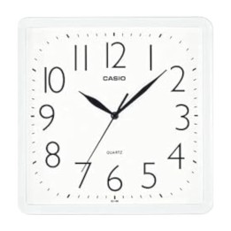CASIO RELOJ PARED BLANCO CUADR. IQ-06-7D