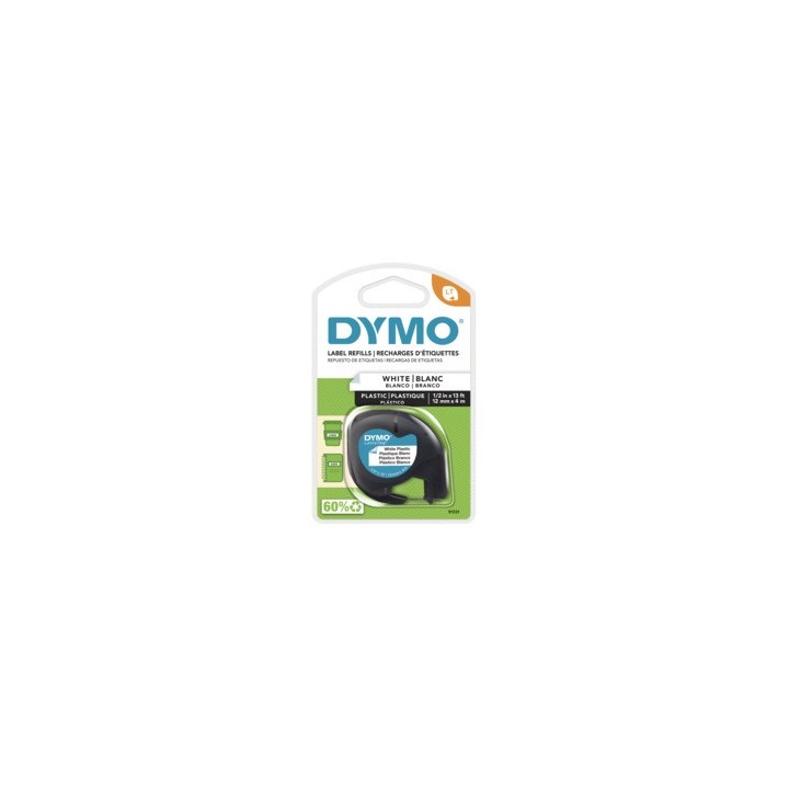 DYMO CINTA PLASTICA LT 1/2" BK/WE. 91331