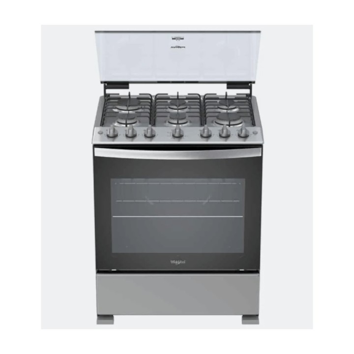 WHIRLPOOL COCINA GAS 30" ACERO LWFR3000D