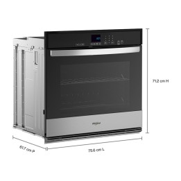WHIRLPOOL HORNO EMPOTRE 5PC. WOES3030LS