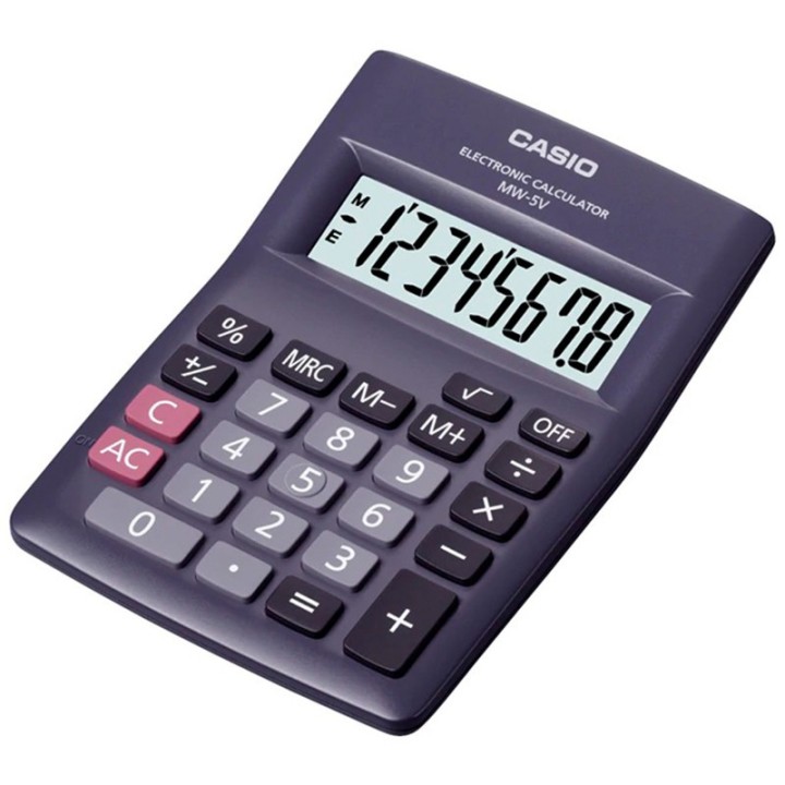 CALCULADORA CASIO ESCRIT. AA. MW-5V