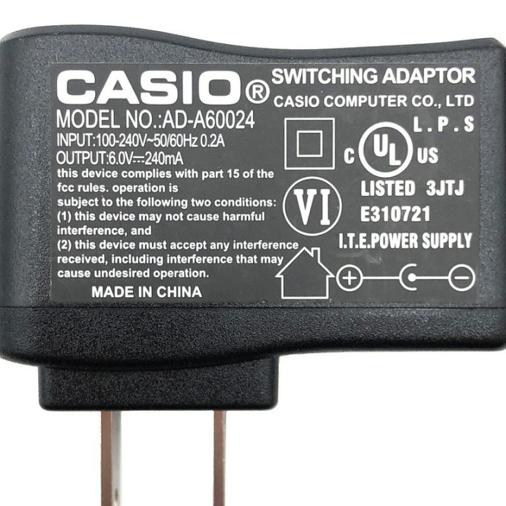 CASIO ADAPTADOR SERIE HR AD-A60024SJ