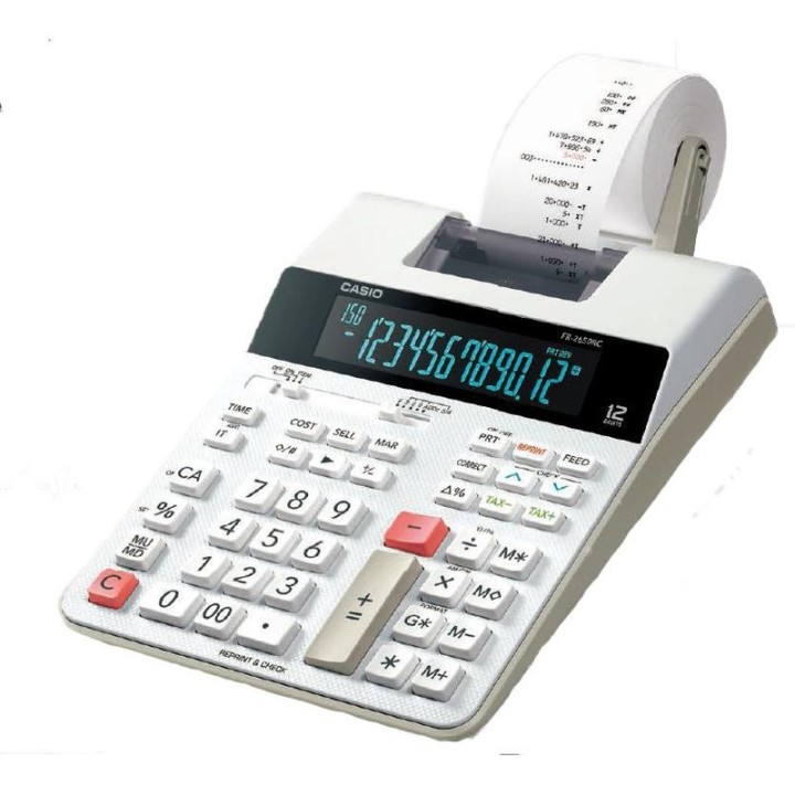 CALCULADORA CASIO C/IMPRESOR. FR-2650 RC