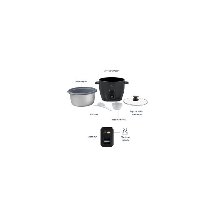 OSTER ARROCERA 10T NEGRA. CKSTRCB10DFBLK