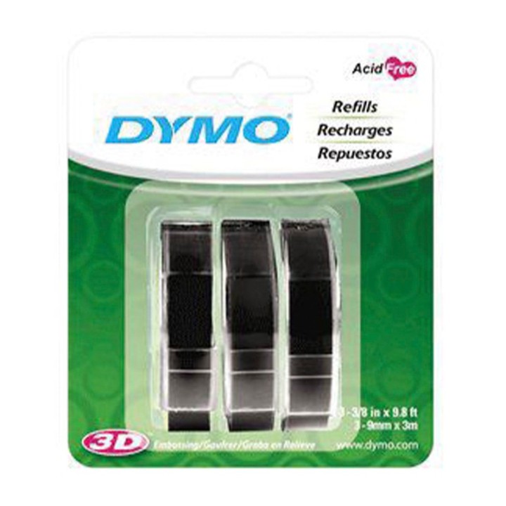 DYMO CINTA 3/8" 3PK BLANCO/NEGRO 1741670