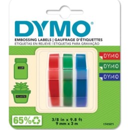 DYMO CINTA 3/8" 3PK COLORES. 1741671