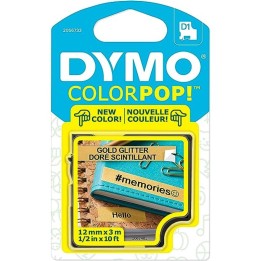 DYMO CINTA COLORPOP 1/2" BK/GD. 2056733