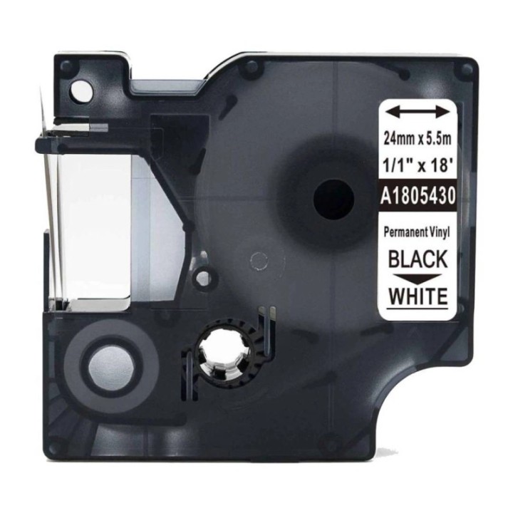 DYMO CINTA RHINO VINIL 1" BK/WE. 1805430
