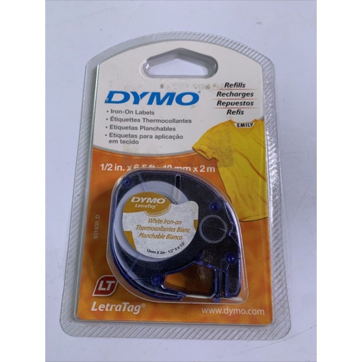 DYMO CINTA TELA LT 1/2" BK/WE. 18771