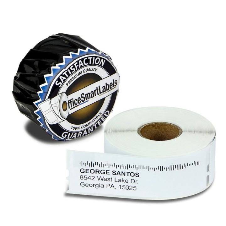 DYMO ETIQU  2PK LW 1 1/8" x 3 1/2" 30320