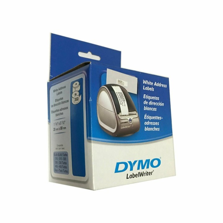 DYMO ETIQU 2PK LW 1 1/8" X 3 1/2" 30252