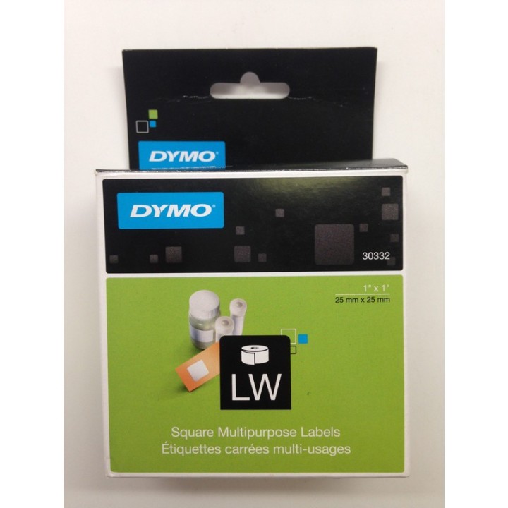 DYMO ETIQUETA LW 1" x 1". 30332