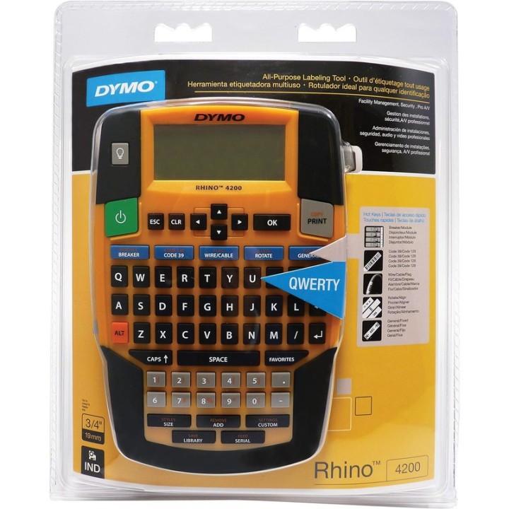 DYMO ETIQUETADORA RHINO 4200. 1801611
