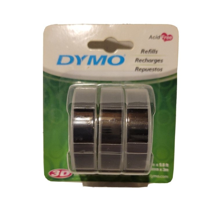 DYMO CINTA 3/8" 3PK BLANCO/NEGRO 1741670
