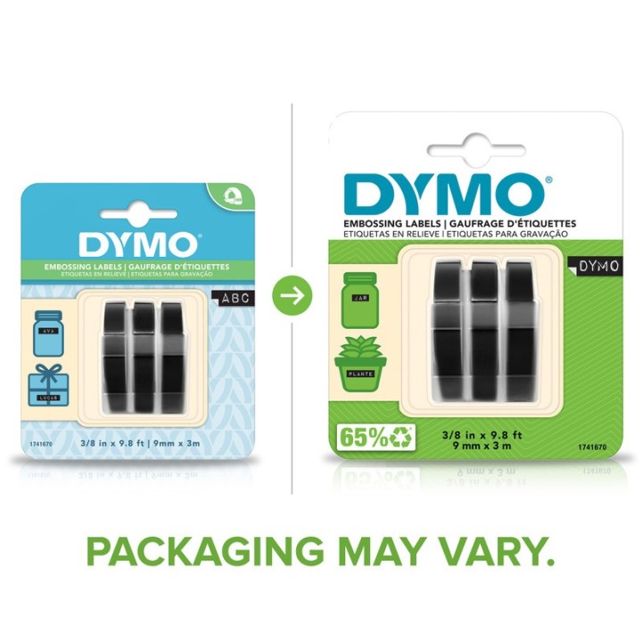 DYMO CINTA 3/8" 3PK COLORES. 1741671