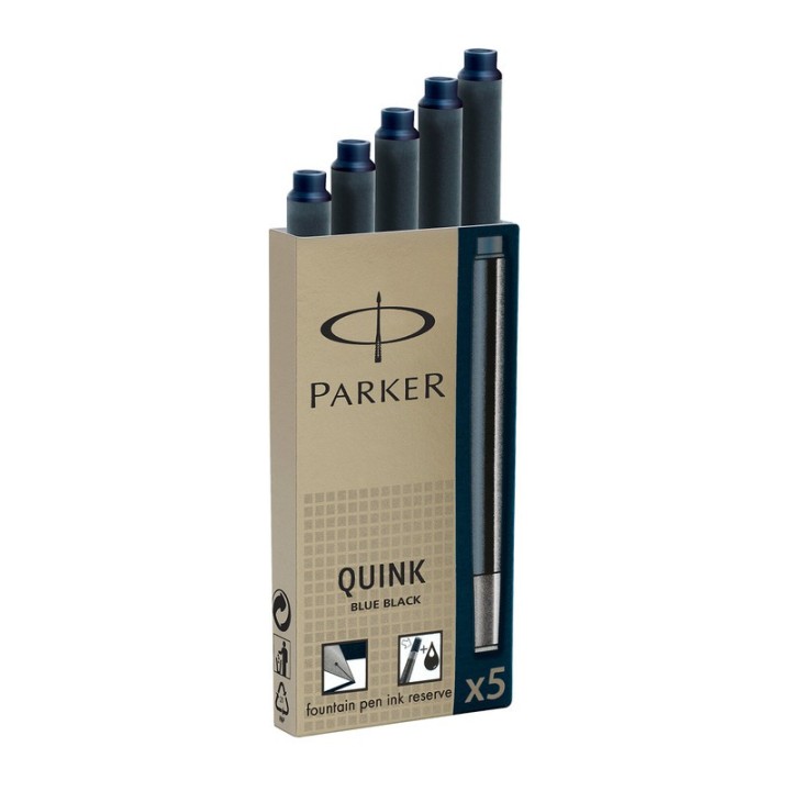 PARKER CARTUCHO TINTA AZUL X5. 1950208