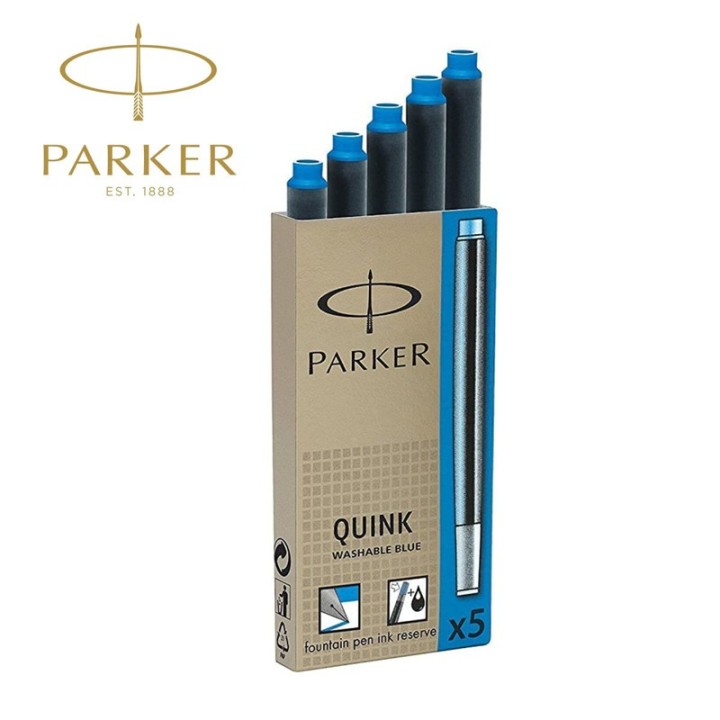 PARKER CARTUCHO TINTA AZUL X5. 1950208