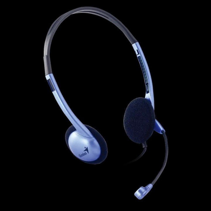 GENIUS AUDIFONO CON MICROFONO. HS-02B