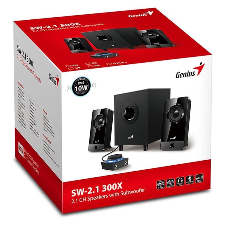 GENIUS PARLANTE C/SUBWOOFER SW2.1 300X