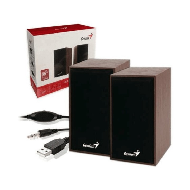GENIUS PARLANTE MADERA USB SP-HF180 WOOD