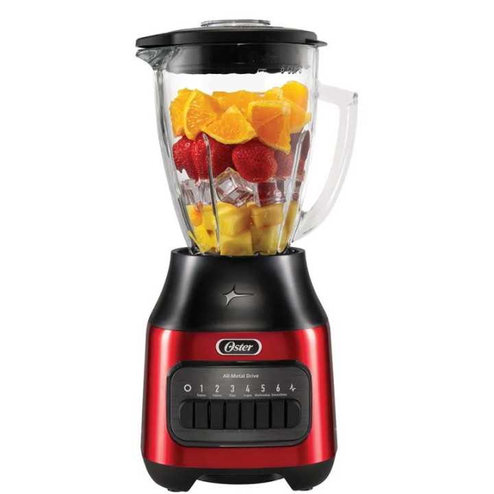 OSTER LICUAD 6V VASO VI ROJA BLSTPEG-CPB