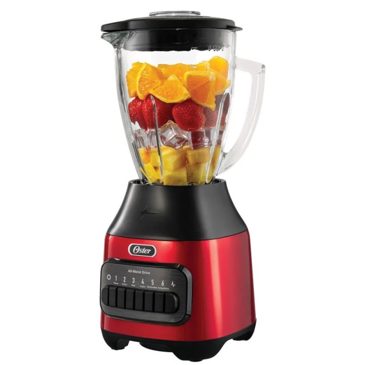 OSTER LICUAD 6V VASO VI ROJA BLSTPEG-CPB